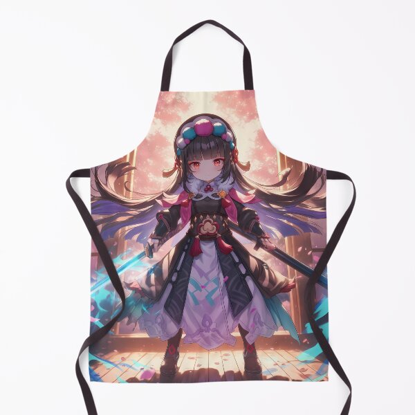 Item preview, Yun Jin Genshin Impact Chibi Opera Style Blue Aura designed and sold by TanglenRabbit.
