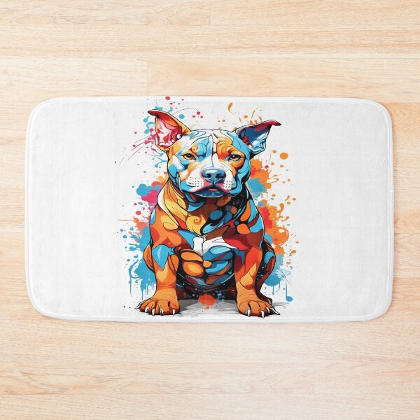 Item preview, colorful dog designed and sold by Impacto-Visual.