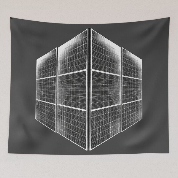 Item preview, Solar Panels Dark Geometric Tech Industrial Art designed and sold by Ghoul Enterprises.