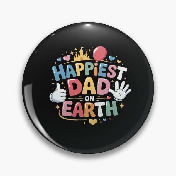 Item preview, Happiest Dad On Earth, Father's Day, Matching Family Trip designed and sold by Thamngan.