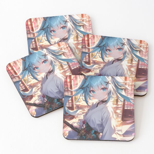 Item preview, Faruzan Genshin Impact Chibi Cat Ears Kimono Sakura designed and sold by TanglenRabbit.