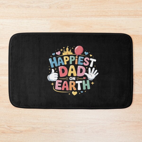 Item preview, Happiest Dad On Earth, Father's Day, Matching Family Trip designed and sold by Thamngan.