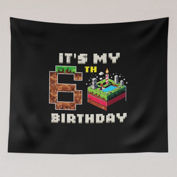 Item preview, 6th Birthday Pixel Game Cake  designed and sold by FGTV2021.