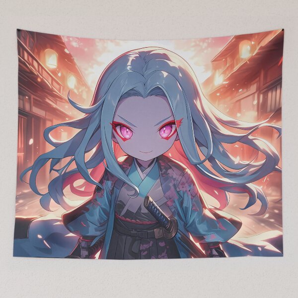 Item preview, Rebecca Cyberpunk Edgerunners Chibi City Lights Sakura designed and sold by TanglenRabbit.