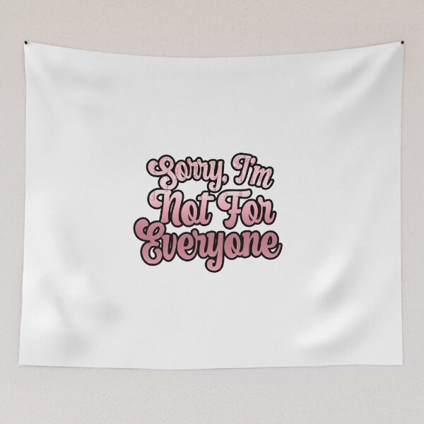 Item preview, Funny Bold Quote Shirt Sorry I’m Not For Everyone Confident Humor Tee designed and sold by Cool-cat-art.