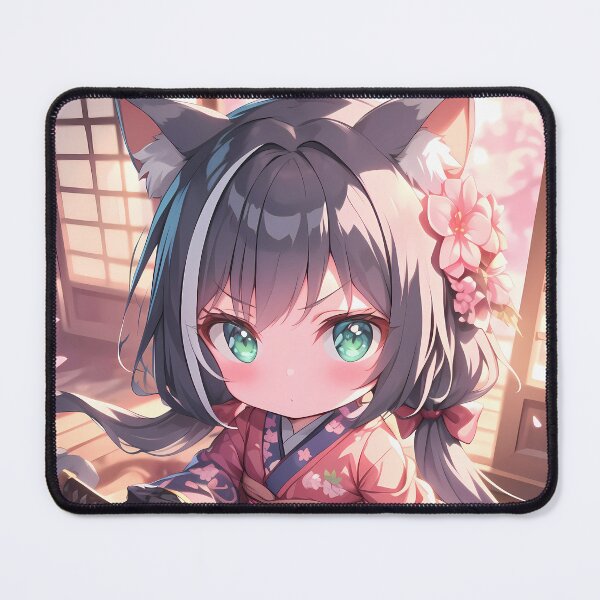 Item preview, Kyaru Princess Connect Re Dive Chibi Kimono Sakura Mood designed and sold by TanglenRabbit.
