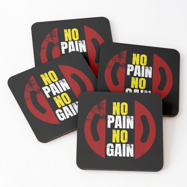 Item preview, No Pain No Gain Gym Motivation Design designed and sold by BraviXal.