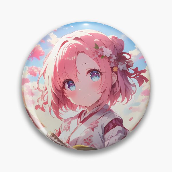 Item preview, Yui Princess Connect Re Dive Chibi Kimono Sakura Dream designed and sold by TanglenRabbit.