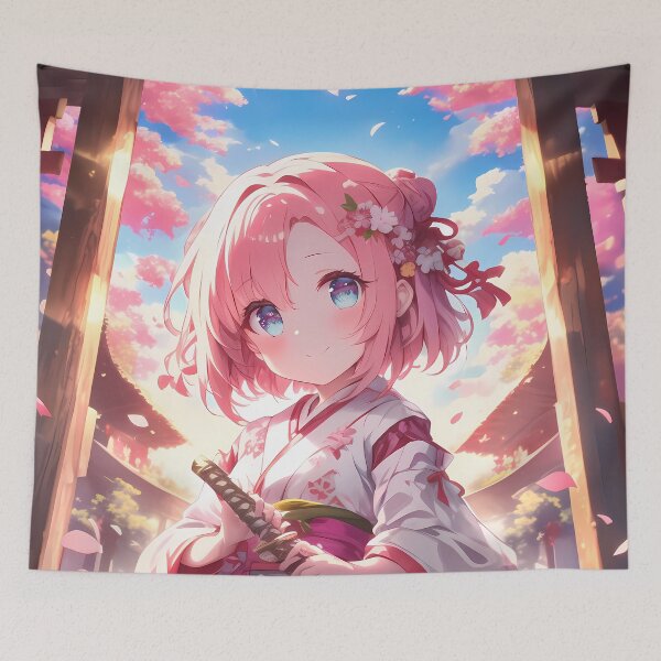 Item preview, Yui Princess Connect Re Dive Chibi Kimono Sakura Dream designed and sold by TanglenRabbit.