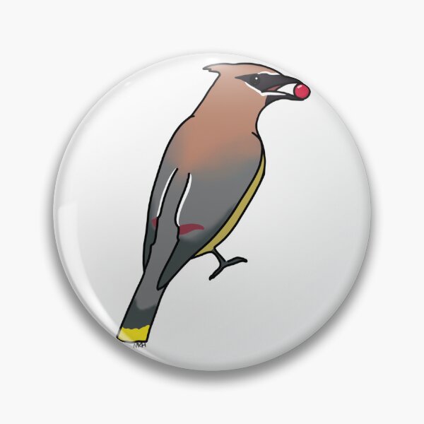Item preview, Cedar Waxwing (Bombycilla cedrorum) designed and sold by MirandaFreezie.