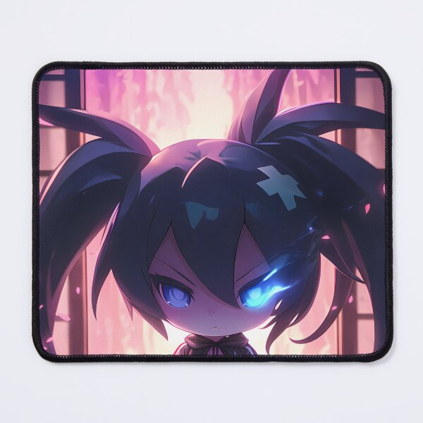 Item preview, Black Rock Shooter Black Rock Shooter Chibi Neon Sakura Moonlight designed and sold by TanglenRabbit.