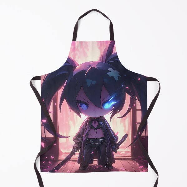 Item preview, Black Rock Shooter Black Rock Shooter Chibi Neon Sakura Moonlight designed and sold by TanglenRabbit.