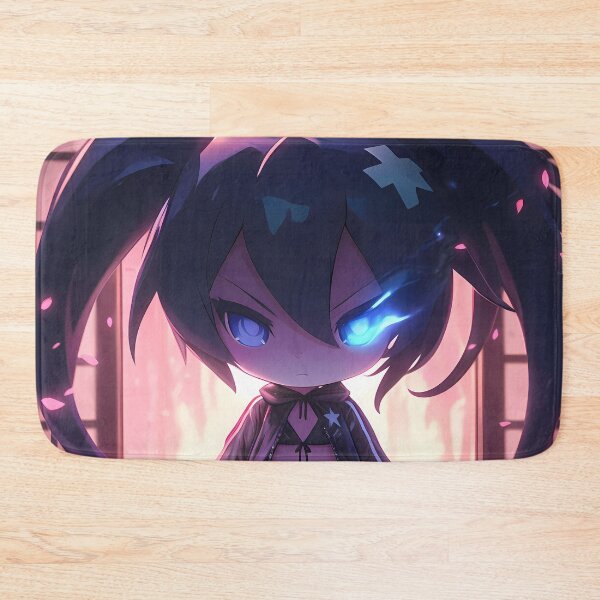 Item preview, Black Rock Shooter Black Rock Shooter Chibi Neon Sakura Moonlight designed and sold by TanglenRabbit.
