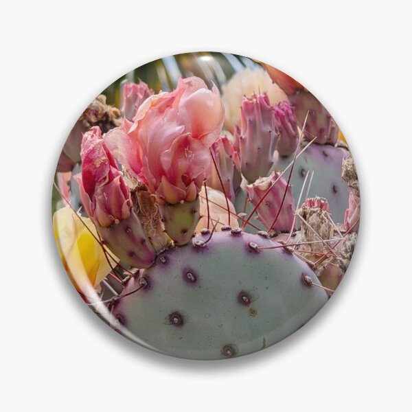Item preview, Purple Cactus Blossom Photo – Prickly Pear Flower Photography | Desert Botanical Wall Art designed and sold by Tempraneo Photo.