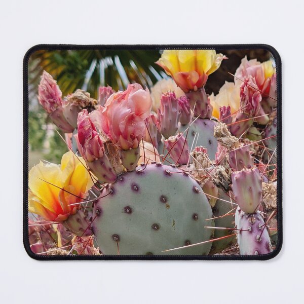 Item preview, Purple Cactus Blossom Photo – Prickly Pear Flower Photography | Desert Botanical Wall Art designed and sold by Tempraneo Photo.
