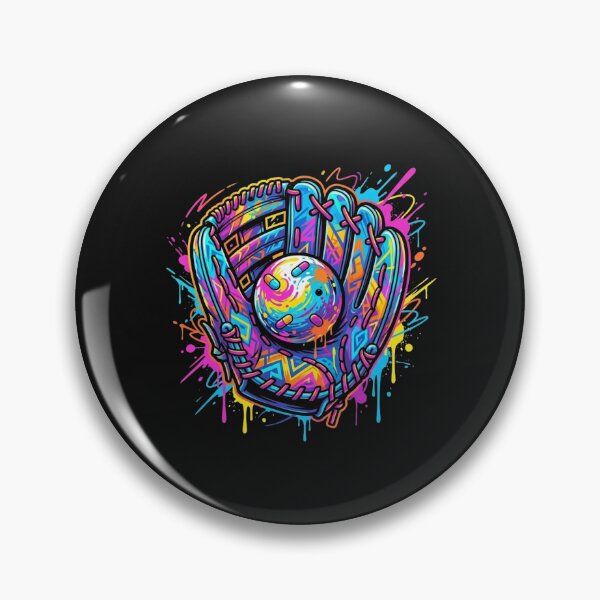 Item preview, Vibrant Splash Art Baseball Glove & Ball Graphic designed and sold by MAnselm22.