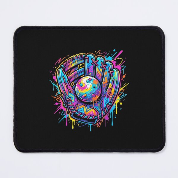 Item preview, Vibrant Splash Art Baseball Glove & Ball Graphic designed and sold by MAnselm22.