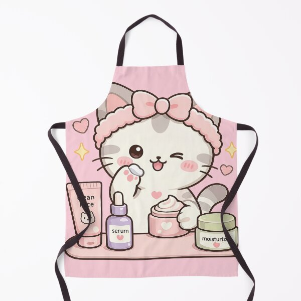 Item preview, Kawaii Kitten Skincare Routine designed and sold by EsenciaZen.