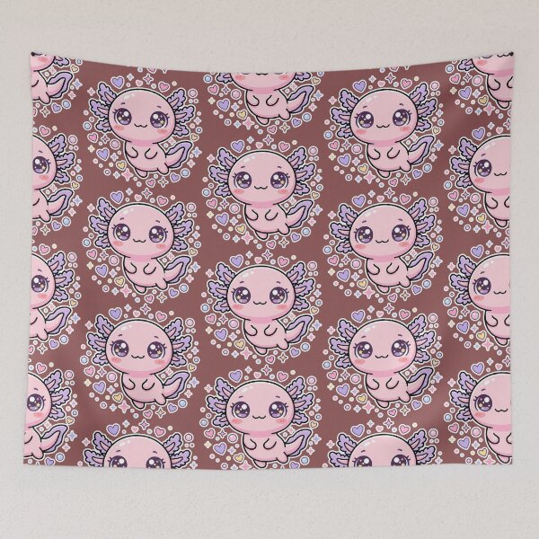 Item preview, Axolotl Sticker | Kawaii Axolotl Gift | Cute Axolotl Decal Vinyl Sticker designed and sold by VectorJoy.
