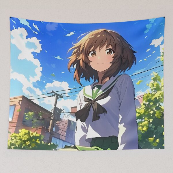 Item preview, Yukari Akiyama Girls Und Panzer Bright Day School Uniform Scene designed and sold by Spraykart.