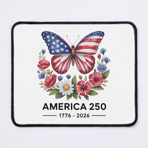 Item preview, 250th Anniversary Butterfly USA Flag Patriotic 4th of July designed and sold by TyraYoung.