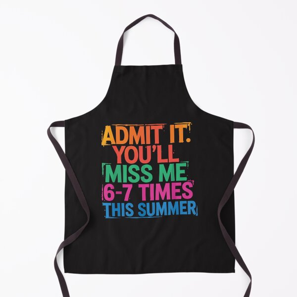 Item preview, Admit It You’ll Miss Me Funny Last Day of School Summer Break Teacher Student Gift designed and sold by kiralynstration.