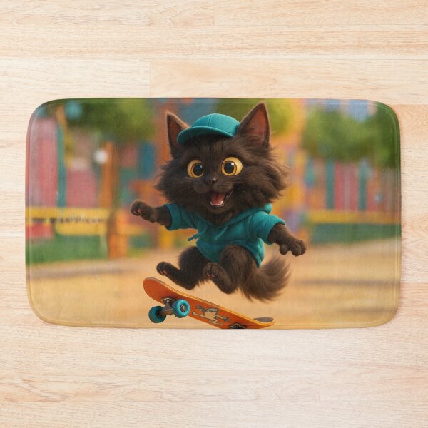 Item preview, Skater Tiffany Cat designed and sold by Sillytoe.