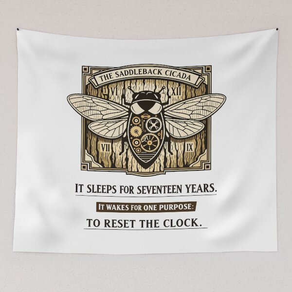 Item preview, Seventeen Year Cicada Clockwork Awakening designed and sold by WildlifeInc.