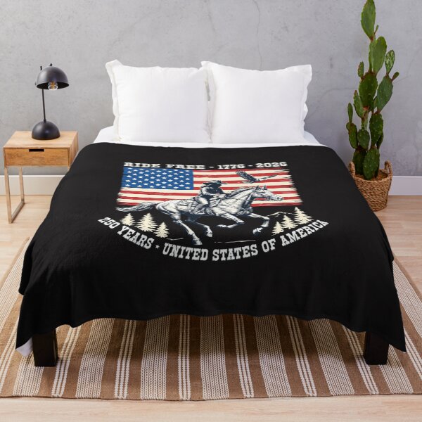 Item preview, Ride Free 1776 2026 USA 250 Years Patriotic Cowboy Western 4th of July American Freedom designed and sold by kiralynstration.