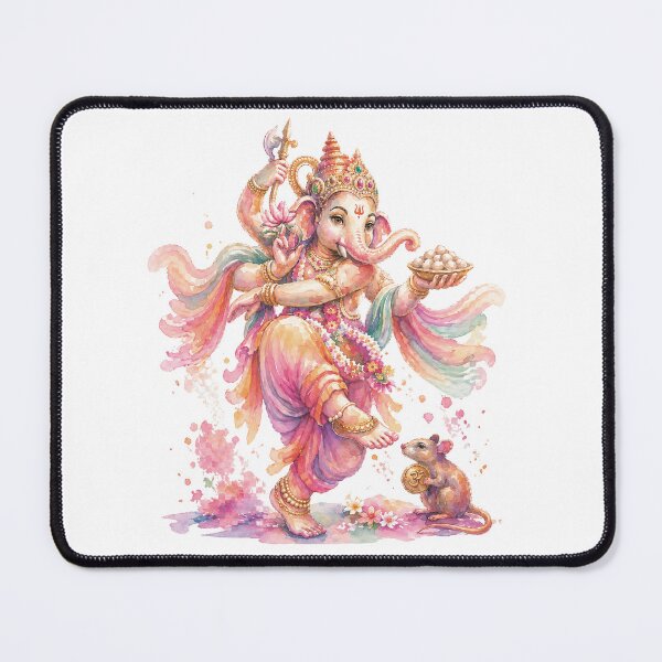 Item preview, Boho Ganesha Art ── Colorful Spiritual Elephant God designed and sold by Ishiki-D.