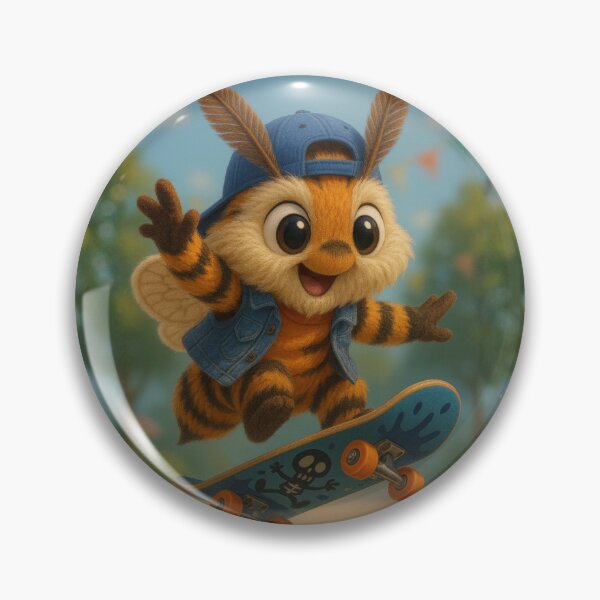 Item preview, Skater Tiger Moth designed and sold by Sillytoe.