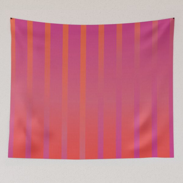 Item preview, Pink and orange gradient striped pattern designed and sold by fluffyfamcraft.