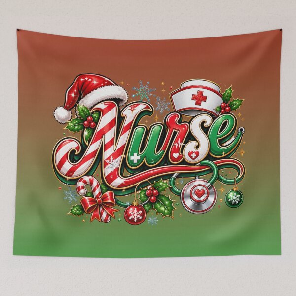 Item preview, Christmas Nurse designed and sold by skkyfaithArtz.