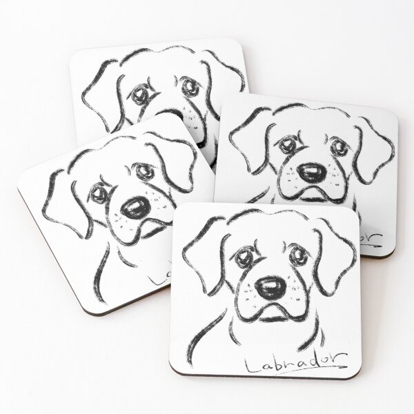 Item preview, Labrador Retriever drawn with a brush designed and sold by Toru Sanogawa.