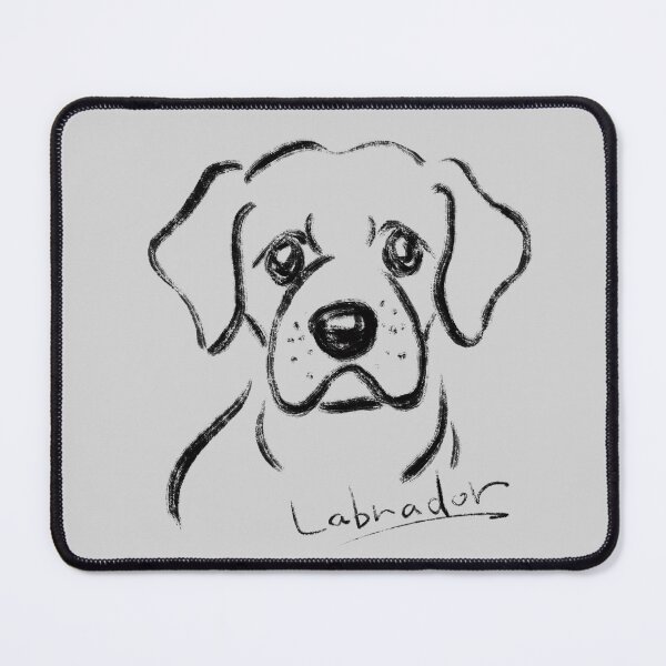 Item preview, Labrador Retriever drawn with a brush designed and sold by Toru Sanogawa.