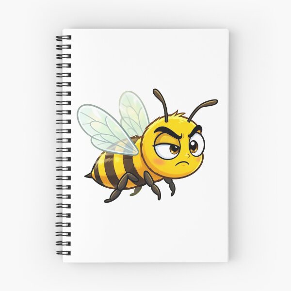 Item preview, Angry Grumpy Bee Funny Cartoon Character Art designed and sold by Hafcishop.