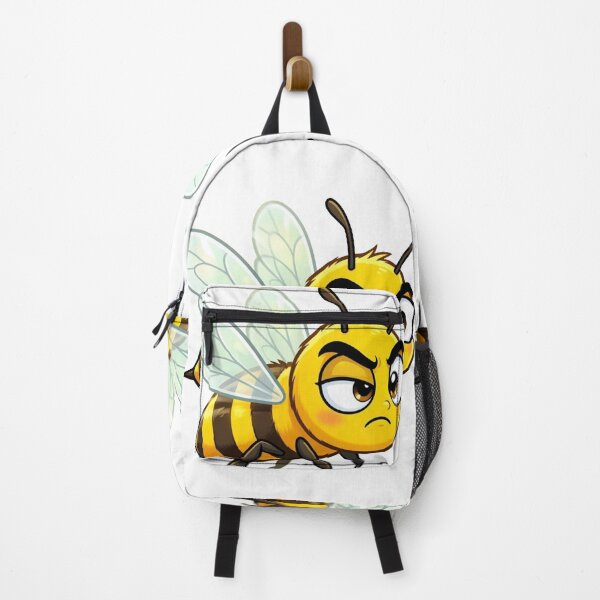Item preview, Angry Grumpy Bee Funny Cartoon Character Art designed and sold by Hafcishop.