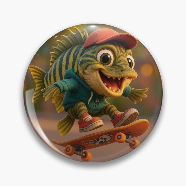 Item preview, Skater Tiger Muskellunge designed and sold by Sillytoe.