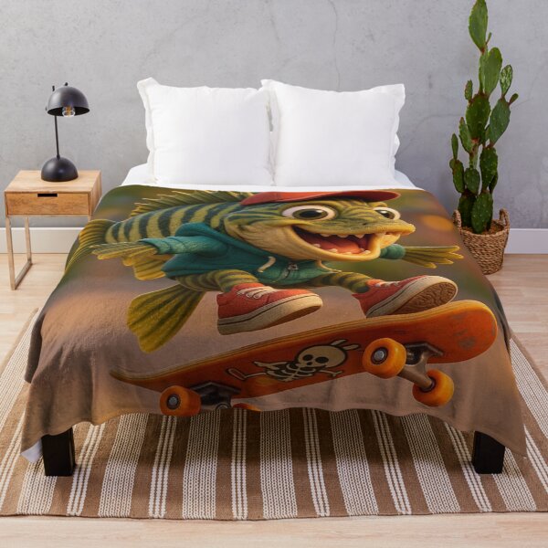 Item preview, Skater Tiger Muskellunge designed and sold by Sillytoe.
