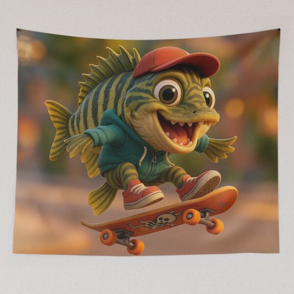 Item preview, Skater Tiger Muskellunge designed and sold by Sillytoe.