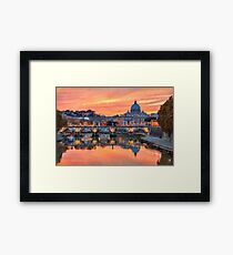 Rome and the Vatican City Framed Print