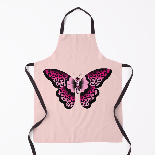 Item preview, Pink Glitter Leopard Print Butterfly Tattoo designed and sold by Tattoosbyem.