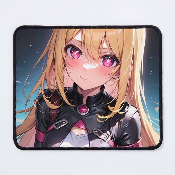 Item preview, Ruby Hoshino Oshi no Ko Anime Girl Dark Suit Waifu designed and sold by 108Recordings.