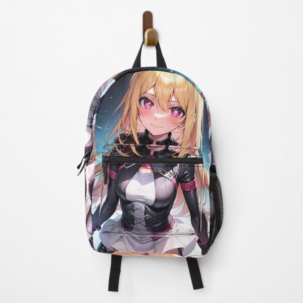 Item preview, Ruby Hoshino Oshi no Ko Anime Girl Dark Suit Waifu designed and sold by 108Recordings.