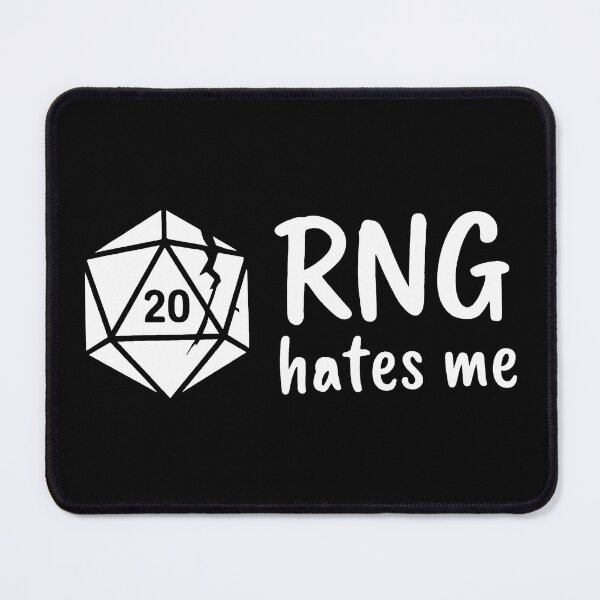 Item preview, Funny RNG Hates Me D20 Dice T-Shirt - Gaming & D&D TTRPG Tee designed and sold by PryntedLabs.