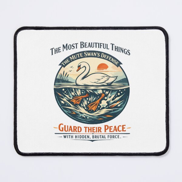 Item preview, Silent Swan Strength Guarding Inner Peace designed and sold by WildlifeInc.