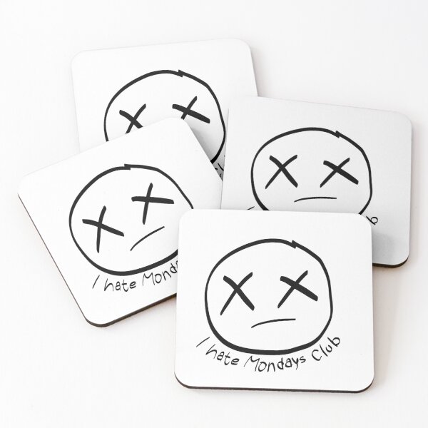Item preview, I Hate Mondays Club | Funny Sticker Aesthetic designed and sold by EyesOfLiv.