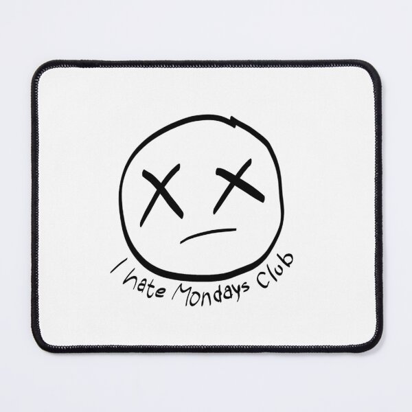 Item preview, I Hate Mondays Club | Funny Sticker Aesthetic designed and sold by EyesOfLiv.