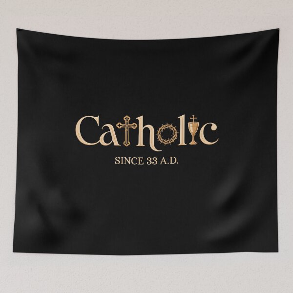 Item preview, Catholic Since 33 AD Crucifix Eucharist designed and sold by wansilastomi.