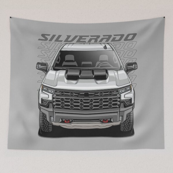 Item preview, Chevy Silverado 1500 ZR2 (Summit White) designed and sold by JioojiProject.